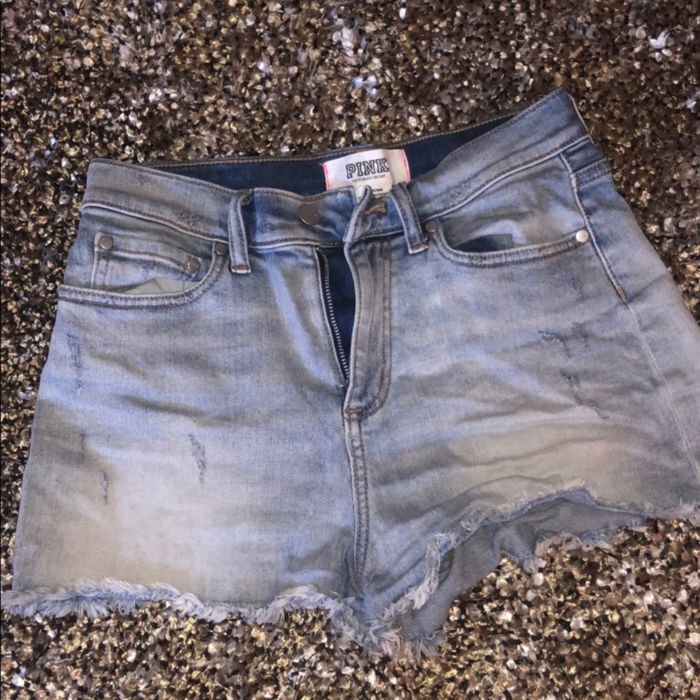 victoria secret jean shorts